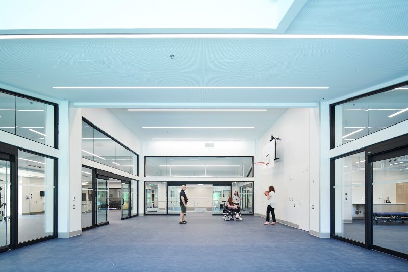 The gym at the new Sunny Hill Health Centre