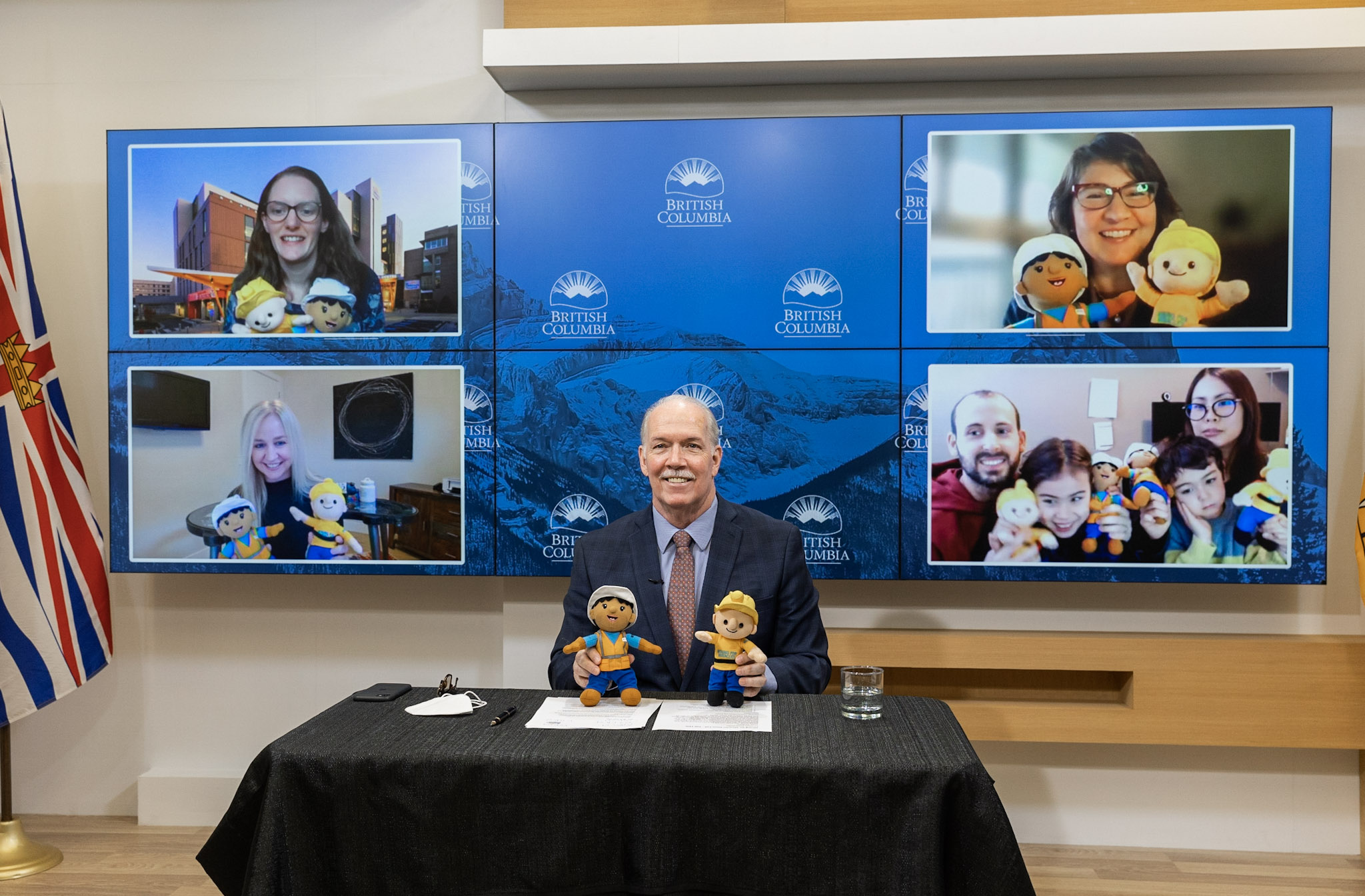 Mining for Miracles Launch with Premier Horgan, Airie+family