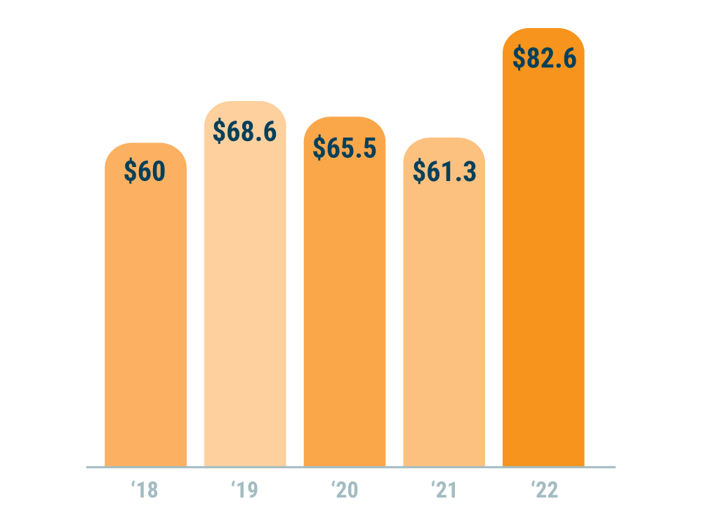 Fundraising revenue