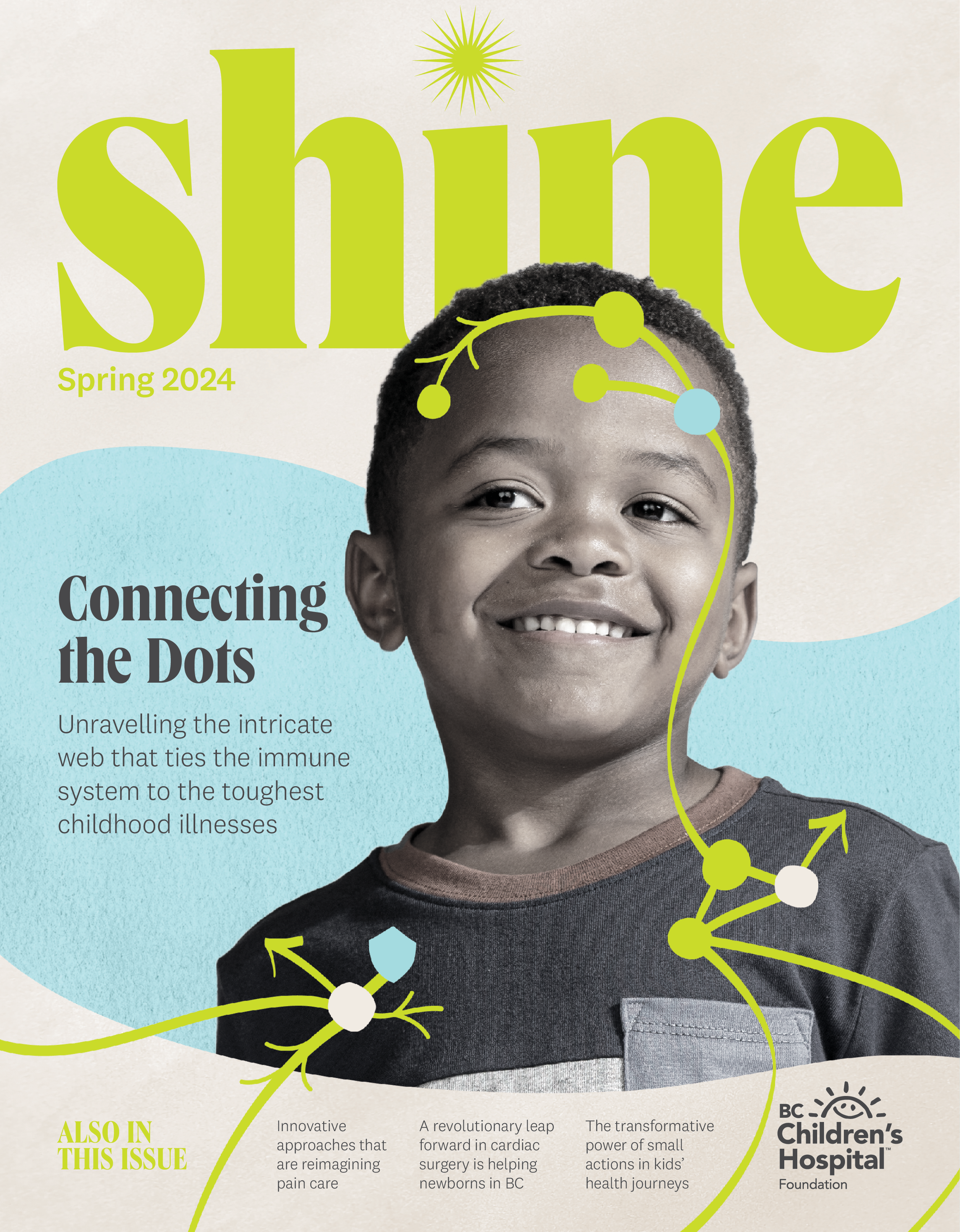 Shine magazine Spring 2024 front cover